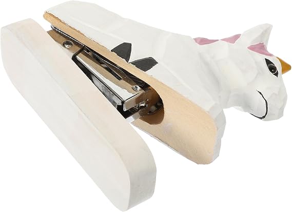 Manual Stapling Machine Wooden Portable Stapler Nose Style