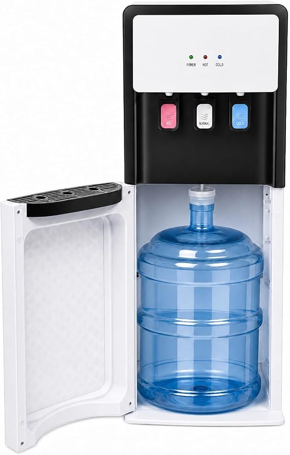 OUKANING Bottom Loading Water Cooler Dispenser 500W 5L - Hot/Cold Water Dispenser, Hot and Cold Water Dispenser for Home and Office