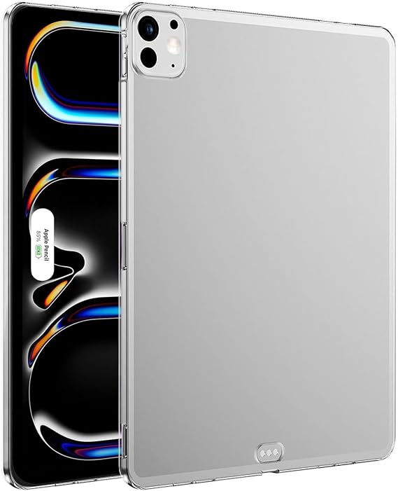 Microsonic Apple iPad Pro 13 2025 için Kılıf (A3360-A3361) Transparent Soft Şeffaf [iPad Pro 13 2025 ile Uyumlu Kılıf - Şeffaf]