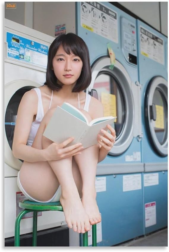 吉岡里帆 197清純派女優の水着ポスター バスルーム ベッドルーム リビング装飾 キャンバス ウォールアート プリント 油彩画 壁の絵,-20x30inch50x75cm-Unframe-style