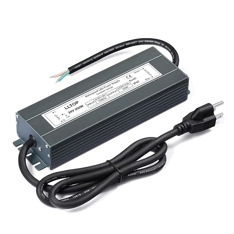 Lltop 24v Dc Led ドライバー 防水 Ip67 電源 200w 8.3a。