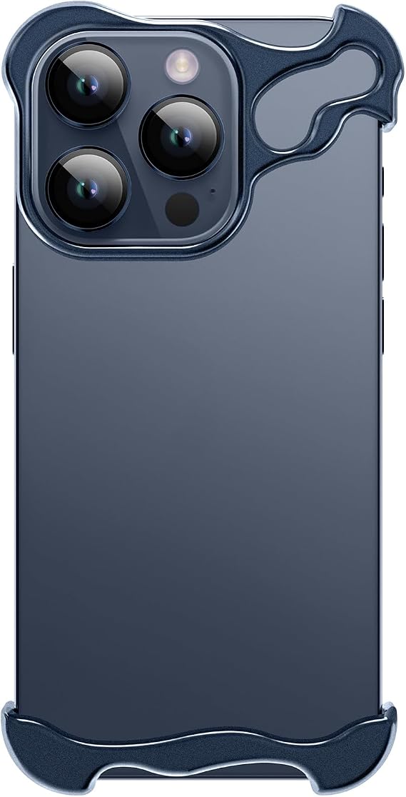 iPhone 15 Pro Max 対応 スマホケース レンズ保護対応 フレームレス ミニマリストデザイン 個性を際立たせる