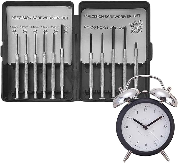 Small Screwdriver Set for Electronics 11 Pieces Ergonomic Small Repair Tool