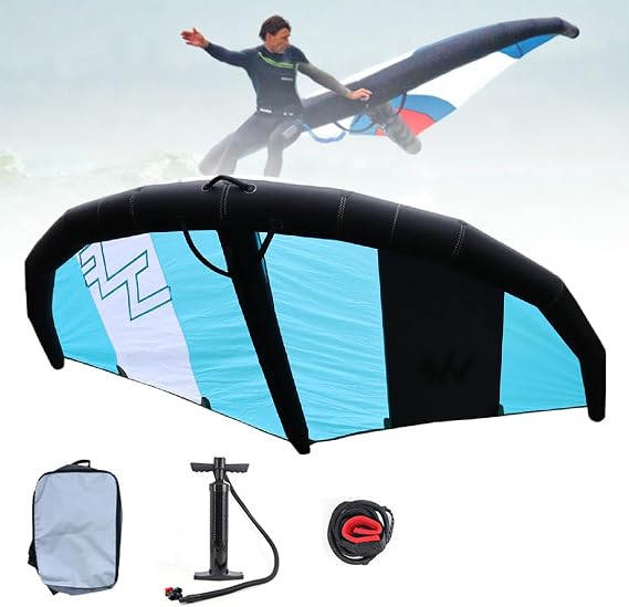 Wind Wingfoil and Hydrofoil Board with Hydrofoil Inflatable Hydrofoil Board with Inflatable, Wind Wing Foil and Hydrofoil Inflatable Windfoil Hydrofoil for Outdoor Water Sports,C