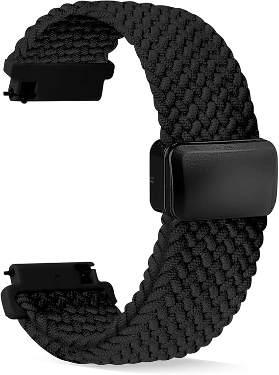 Nylon Bands Quick Release Braided Nylon Watch Bands Stretchy Sport Replacement Strap for Men and Women 20mm 22mm
