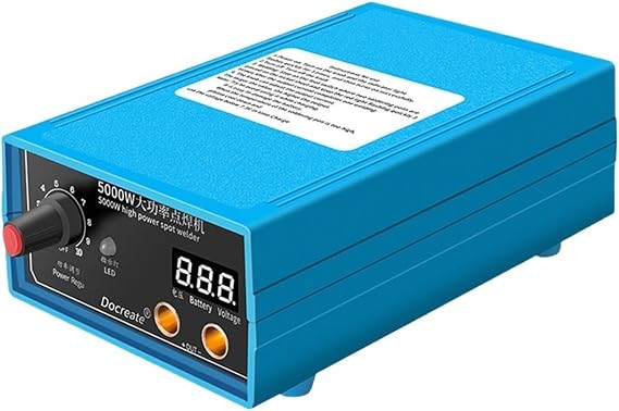 スポット溶接機、 5000w ミニスポット溶接機 Diy キット、18650 バッテリーパック溶接ツールポータブルスポット溶接機ペン、ニッケルストリップ付き