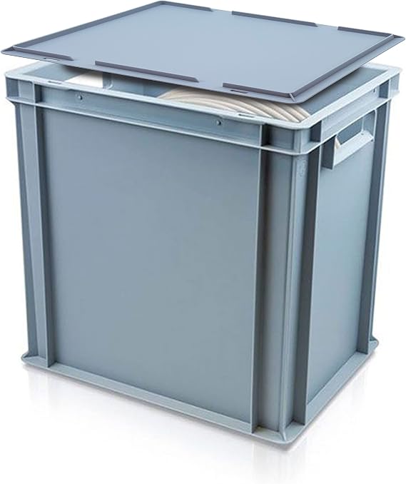 Catering Plate Storage Box | Large Charger Plate Storage Box with Lid | Approx. Capacity: 20 Plates | Lid Included (Plate Size: 281-360mm)