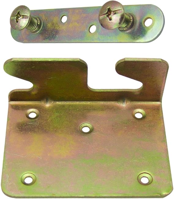 Durable Bed Hinges Brackets Heavy Duty Connectors Rail Hook European Corner Fastening Accessory For DIY Projects Bed Furniture Accessories Hardware