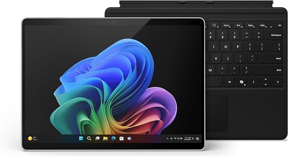 Microsoft Official Store Limited Set of 2: Surface Pro 11th Generation 13" Snapdragon X Plus 16GB 512GB Platinum EP2-19224 + Surface Pro Keyboard Black EP2-00441