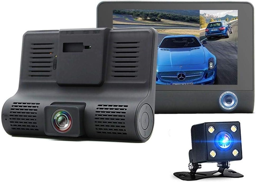 Mastek Large Screen Full HD Car Camera Front Rear + H36 with Parking Camera