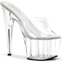 Pleaser ADORE-701 Clr/Rose Gold Chrome