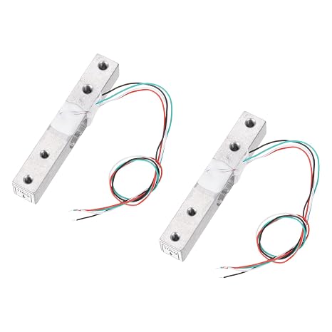 sourcing map 2PCS Digital Load Cell Weight Sensor 10KG Pressure Load Cell Weighting Sensor High Precision Miniature for DIY Portable Electronic Kitchen Scale Kit