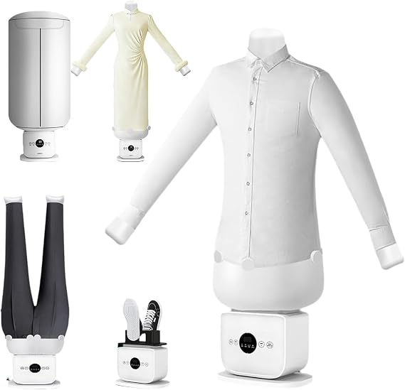 Inflatable Ironing Machine, Touch Type Humanoid Automatic Garment Steamer, 360° No Blind Spots Drying & Ironing, Smart Home Clothes Steamer