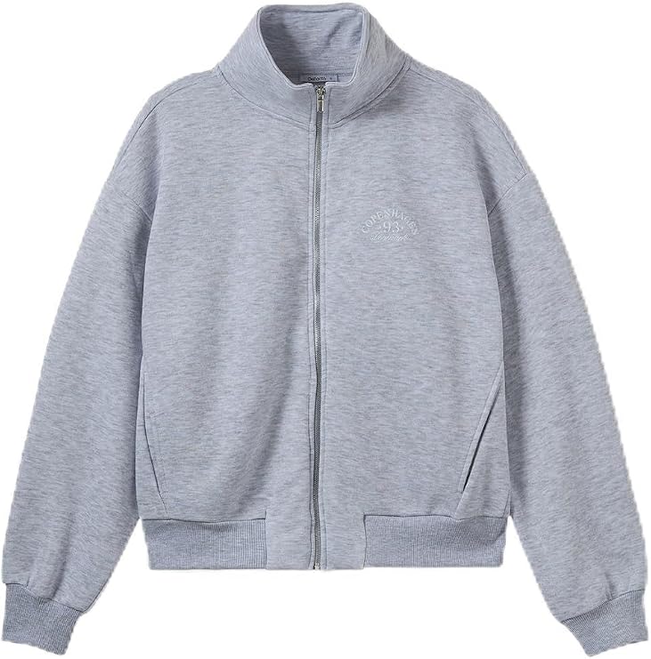 DeFacto Regular Fit Yarım Balıkçı Yaka Fermuarlı Cepli Sweatshirt Hırka