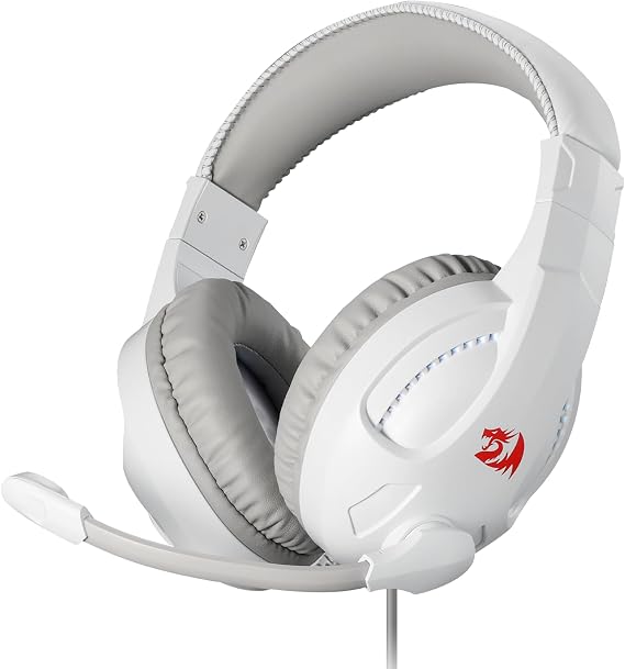 Redragon H211 Cronus Black Wired Gaming Headset, Stereo Surround Sound, Noise-Canceling Microphone, Dynamic RGB Backlight, 40 mm Drivers, Over-Ear Headphones Works for PC/PS5/XBOX/NS