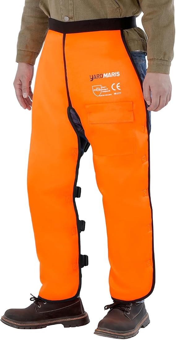 Chainsaw Chaps - Protective Chainsaw Apron, Adjustable Chainsaw Chaps for Men/Women,Available in Two Sizes(35.4/39.4"),Forest Protective Gear,Clothing Safety Trousers