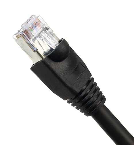 Ultra Spec Cables 50ft Cat6 Outdoor Waterproof Ethernet Cable Direct Burial (600MHz) Shielded (Pure Copper)