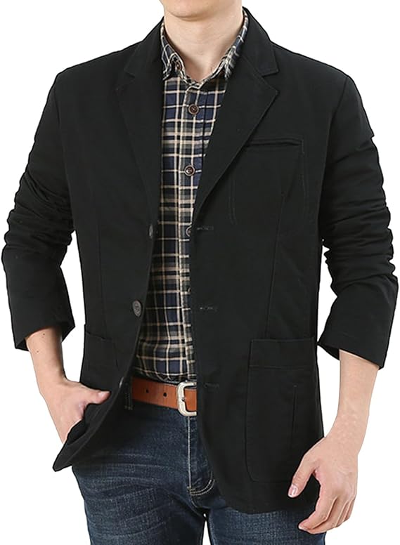 Tweed Jacket for Men UK Men's Sporty Regular Fit Wool Summer British Blazer Modern Suit Jacket Tailored Fit Wedding Business Office Suits