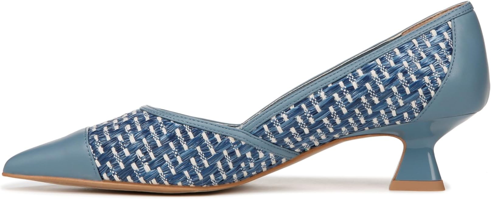Franco Sarto レディース ダーシー ポインテッドトゥ キトンヒールパンプス, ブルー マルチ 織物, 9
