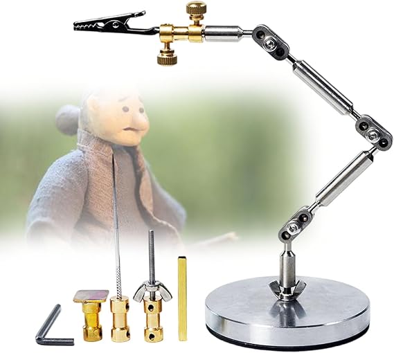 Stop Motion Animation Kit, Studio Rig Arm For Character Movement, 25 Cm Stainless Steel Stop Motion Tool Kits, With 5 Connectors, For Beginners/Animation Professionals