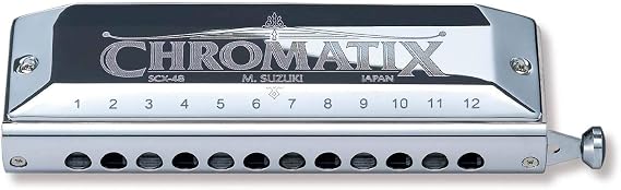 Suzuki Chromatic Harmonica Standard model SCX-48(12 hole) key of Bb