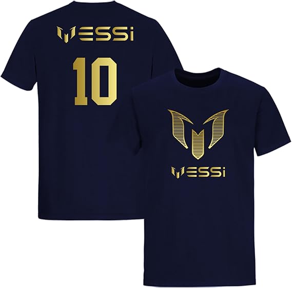 Daily Apparel Inspired Messi #10 Goat Unisex Soccer T-Shirt - Inspired Jersey Design | Ideal Football Gift for Kids & Adults