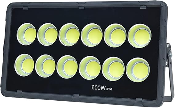 Led Floodlight Outdoor 100-600W Ultra Bright Led Security Lights Ip66 Waterproof, Led Spotlight 180° Adjustable for Garden Corridor Indoor and Outdoor Lighting (300W)/600W