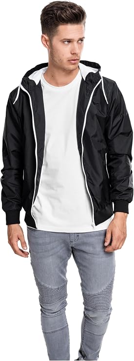 Urban Classics Men's Contrast Windrunner Jacket (Pack of 1)