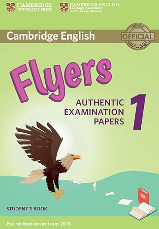 Cambridge English Young Learners 1 for Revised Exam from 2018 Flyers Student's Book