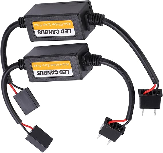 2pcs LED Decoder Anti Flicker Dashboard Error Code Display for H7 DC 9-16V