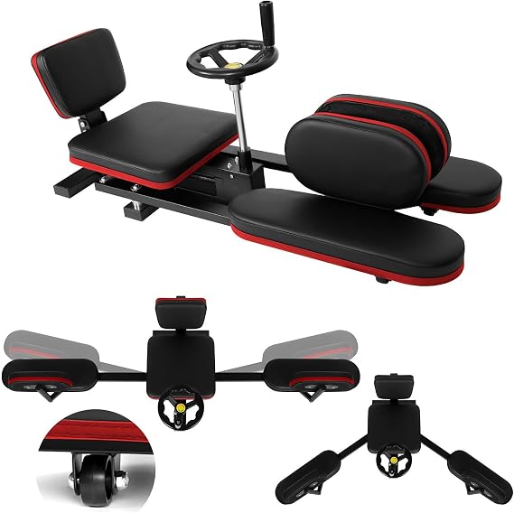 Leg Stretcher Multi-Functional Stretch Machine for Men Women - 180° with Split & Hip Abductor Features, 300LBS Heavy Duty Gym Equipment