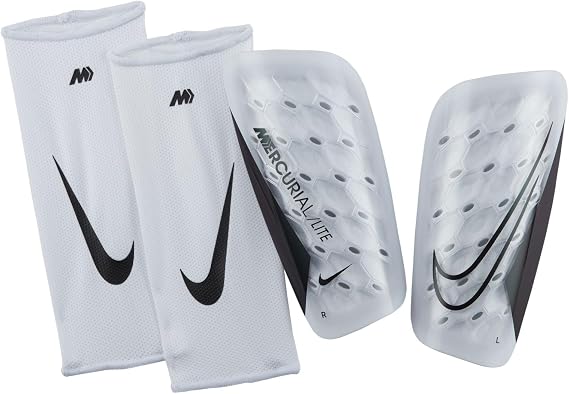 NIKE DN3611-010 NK MERC LITE - FA22 Shin guards Unisex Adult Black/Black/White Size XL