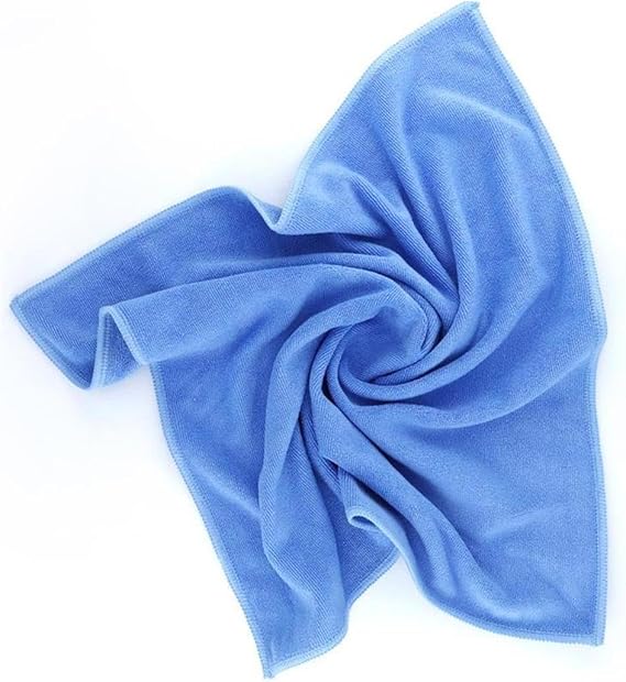 Silver Home Extra Parlak Doku Mikrofiber Temizlik Toz Cam Bezi - 300 GSM - 40x40 Cm. - 5 Adet