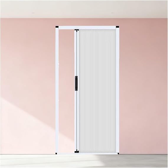 Katlanır Kapı, 195 cm Özelleştirilebilir Katlanır Sürgülü Kapı, Alüminyum Çerçeve, Dolap, Karavan, Veranda, Duş için Su Geçirmez Kumaş, Her Açılışa Uygun (69 x 195 c
