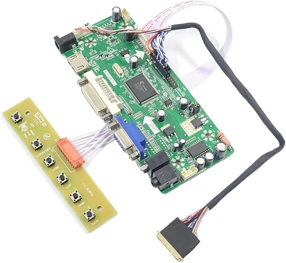 LTN156AT02 Controller Board HDMI-compatible DVI VGA Audio Driver Kit 14/15.6" Display 1366X768 LVDS 1ch 6-bit 40 Pin LCD Panel(LTN140AT01)