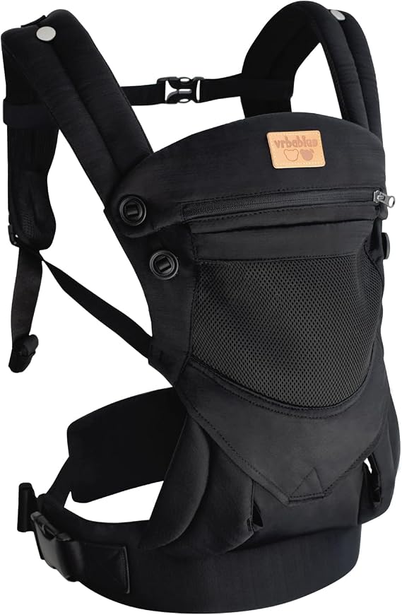 Baby Sling Carrier for Newborn to Toddlers, Adjustable Breathable Muslin Double Ring Sling Wraps, Sling Holder Carrier Scarf, Ideal Baby Gift for New Parents