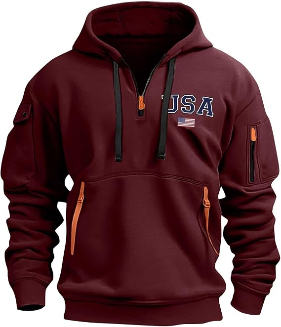 Men's Pullover New Men's Loose Solid Colour Drawstring Long Sleeved Shirt Cotton Linen Stand Up Collar Men's Shirt & Hoodie