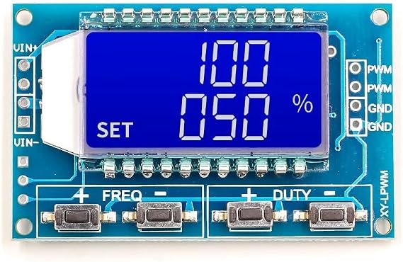 DollaTek 1Hz-150Khz Signal Generator Module Adjustable PWM pulse frequency duty cycle adjustable module square wave rectangular wave