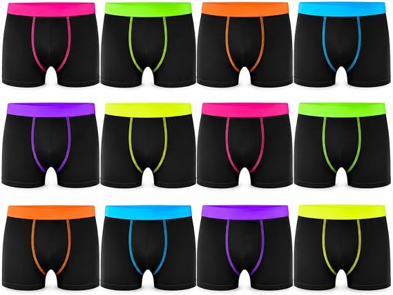 6/12 Pairs Boys Boxer Shorts Cotton Rich Designer Trunk Boxers Underwear 5-13
