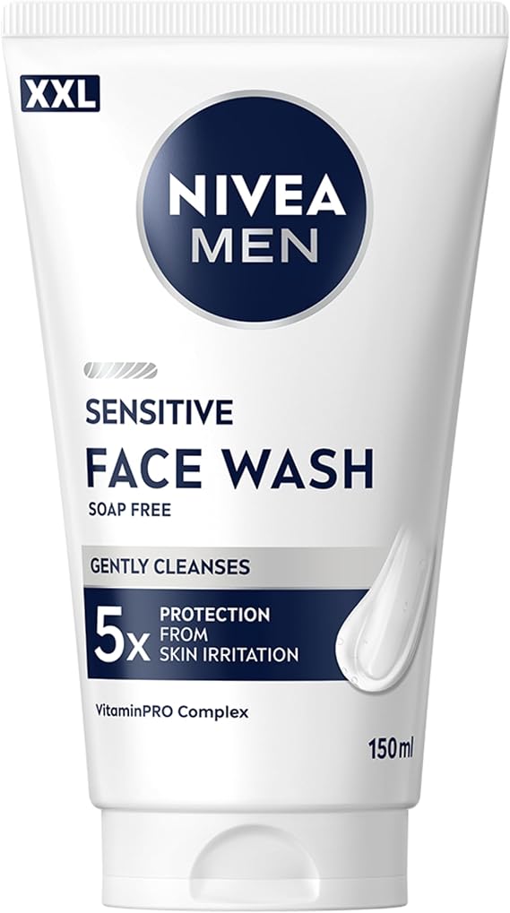 NIVEA MEN Sensitive Face Wash, 150 ml
