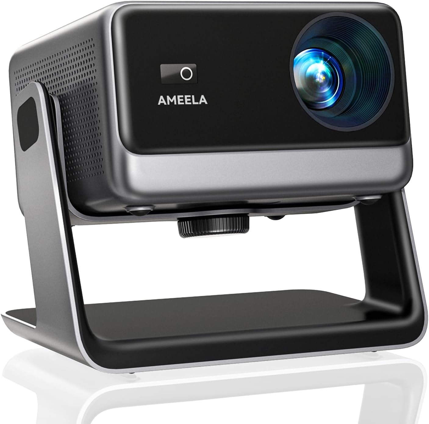 30000 Lumens Projector [Netflix & Dolby Audio] Projector 4K Supported WiFi Bluetooth, AMEELA 1080P Projector Built-in NetflixYoutubePrimeVideo, 100,000 Apps Compatible with iOSAndroid