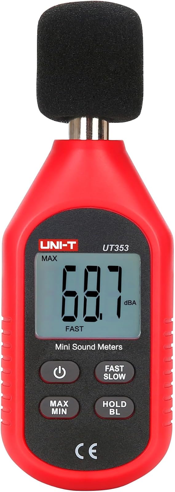 UNI-T Unit 530134371 Mini Ses Seviyesi Bıçağı, Dijital, Kırmızı
