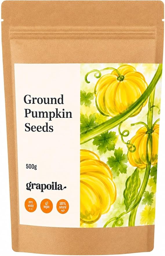 Ground Pumpkin Seeds 500g - Milled Gluten-Free Flour - Raw & Keto Friendly Powder