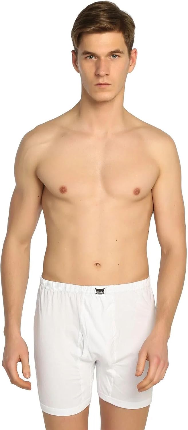 Passion Mens White Combed Cotton Argentine Leg Panties 6 Pieces Underwear XL Size