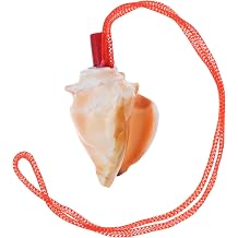 NUOBESTY Handmade Seashell Horn with Distinctive Sound and Decoration Natural Conch Shell Whistle such as Birthdays and Weddings for Home Decor and Party Favors