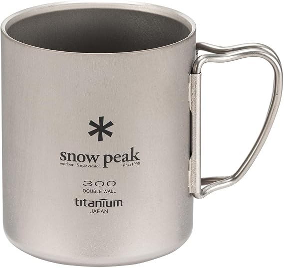Snow Peak Double Wall Cup 300 camping tableware titanium grey 2015