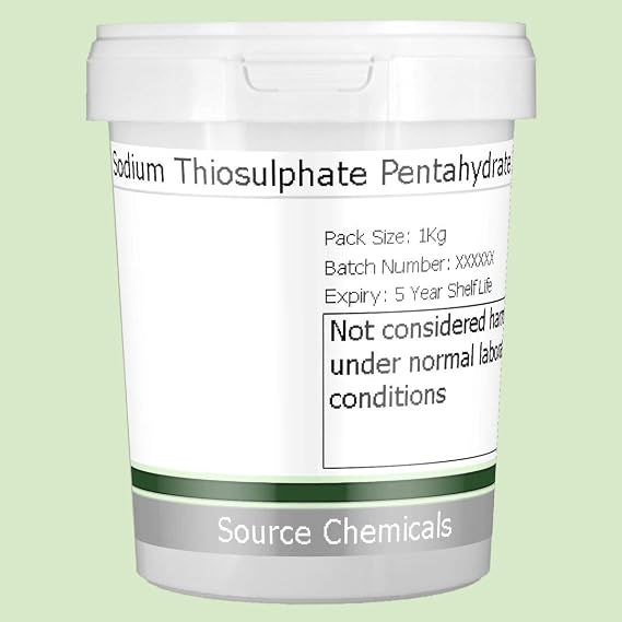Sodium Thiosulphate Pentahydrate 99% 1Kg Including Delivery