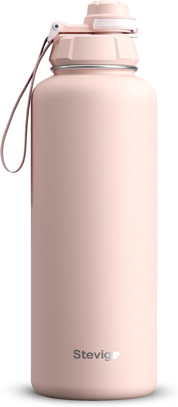 Stevig 1 Hand Leak-Proof Sızdırmaz Çelik Termos 1500 ML Icy Pink ST-255
