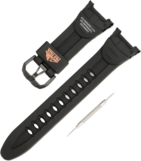 Casio Protrek PRG-50 PRG-60 メンズ腕時計用樹脂腕時計バンド 交換用 リストバンドアクセサリー 男女兼用