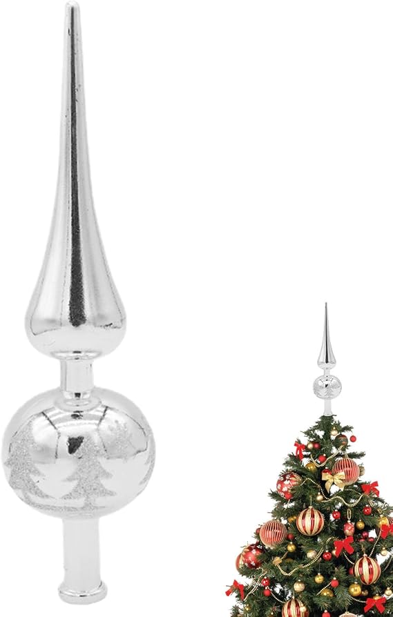 Christmas Tree Topper - Farmhouse Tree Topper - Plug In Christmas